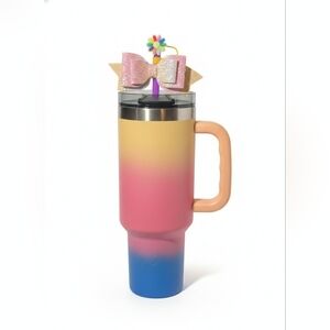 Ozark Trail 40 fl oz Ombre vacuum-insulated stainless steel tumbler.